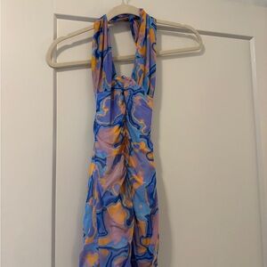 Tiger Mist Blue and Purple Dress